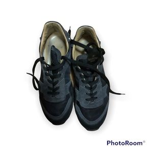 Preowned Valentino Camouflage Studded Sneaker Black Size 37 !!!